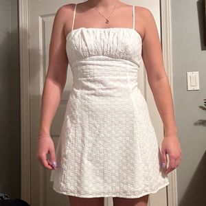 Hollister white dress